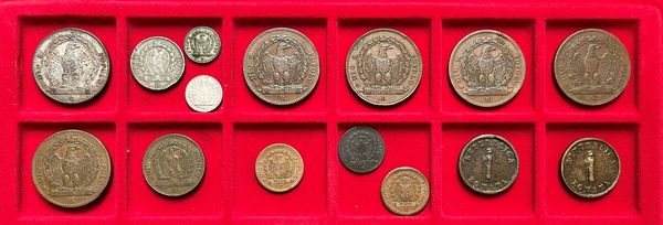 PRIMA E SECONDA REPUBBLICA ROMANA. Lotto di 68 monete.  - Asta Numismatica - Associazione Nazionale - Case d'Asta italiane