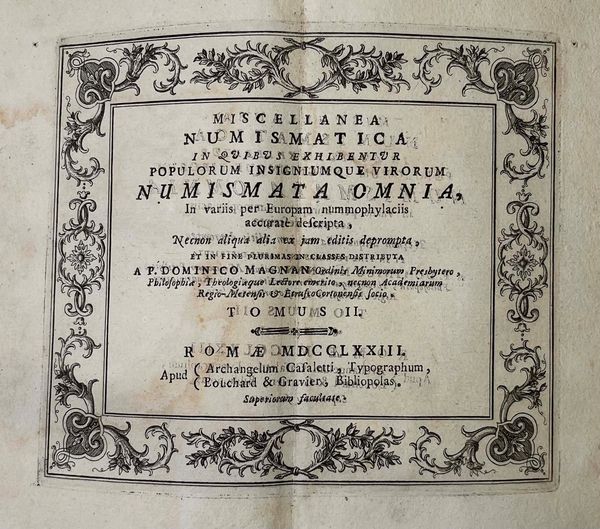 Lotto di due libri.  - Asta Numismatica - Associazione Nazionale - Case d'Asta italiane