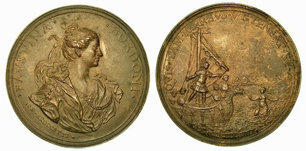 VENEZIA. FAUSTINA HASSE BORDONI, 1700-1781. Medaglia in bronzo 1723.  - Asta Numismatica - Associazione Nazionale - Case d'Asta italiane