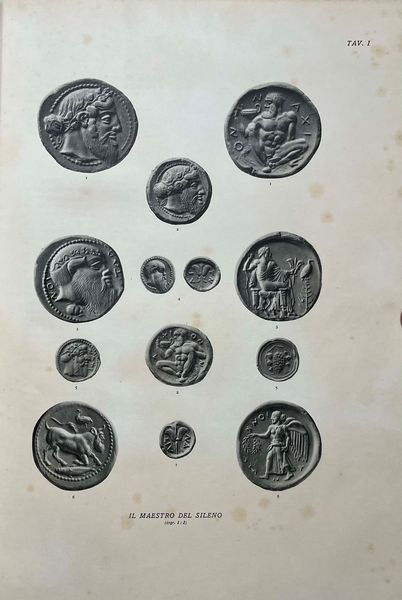 RIZZO G. E. Saggi preliminari sv - L'arte della moneta nella Sicilia Greca.  - Asta Numismatica - Associazione Nazionale - Case d'Asta italiane