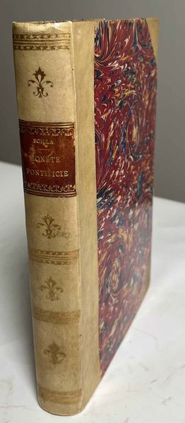 SCILLA S. Breve notizia delle monete pontificie antiche, e moderne sino alle ultime dell'anno XV del regnante pontefice Clemente XI raccolte, e poste in indice distinto: con particolari annotazioni, ed osservazioni.  - Asta Numismatica - Associazione Nazionale - Case d'Asta italiane