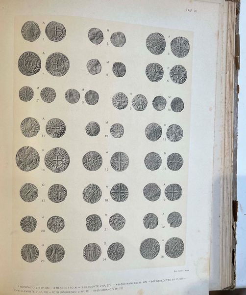SERAFINI C. Le monete e le bolle plumbee pontificie del Medagliere Vaticano, in Collezioni archeologiche, artistiche e numismatiche dei palazzi apostolici pubblicate per ordine di Sua Santit Pio X a cura della Biblioteca Vaticana dei Musei e delle Gallerie pontificie  - Asta Numismatica - Associazione Nazionale - Case d'Asta italiane
