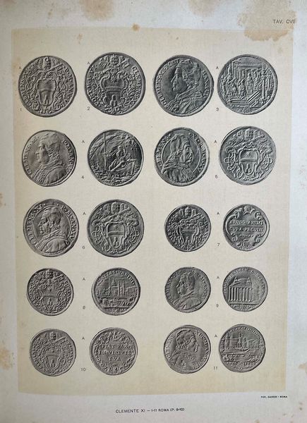 SERAFINI C. Le monete e le bolle plumbee pontificie del Medagliere Vaticano, in Collezioni archeologiche, artistiche e numismatiche dei palazzi apostolici pubblicate per ordine di Sua Santit Pio X a cura della Biblioteca Vaticana dei Musei e delle Gallerie pontificie  - Asta Numismatica - Associazione Nazionale - Case d'Asta italiane