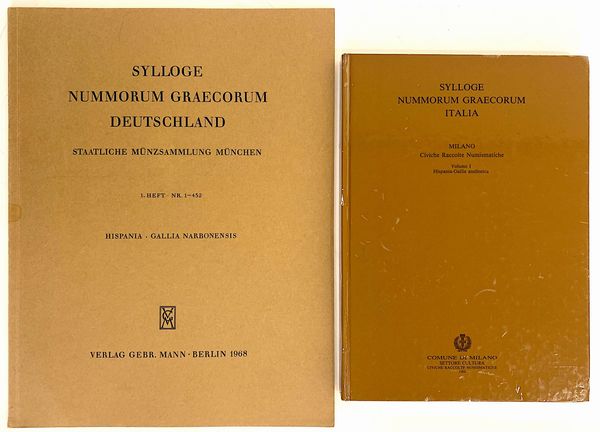 SYLLOGE NUMMORUM GRAECORUM. Lotto di due libri.  - Asta Numismatica - Associazione Nazionale - Case d'Asta italiane