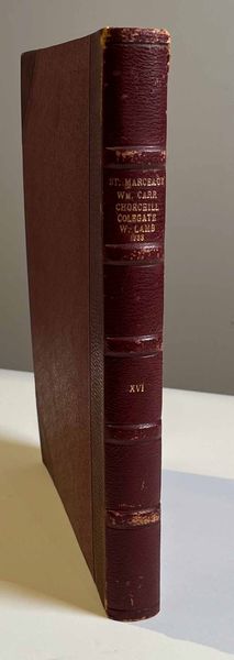 ARS CLASSICA S.A. Catalogue de monnaies antiques grecques et romaines. Collections de feu REN DE ST-MARCEAUX, Paris, de feu Wm. Carr, Esq., J. P., D.L., Ditchingham Hall, Norfolk, Capt. E. G. Spencer Churchill, Northwick Park, Blockley, Glos., dArthur Colegate, Esq., Redbourne Hall, de Miss Winifred Lamb, Holly Lodge, Campden Hill ainsi que dautres amateurs. Ginevra, 3 luglio 1933.  - Asta Numismatica - Associazione Nazionale - Case d'Asta italiane