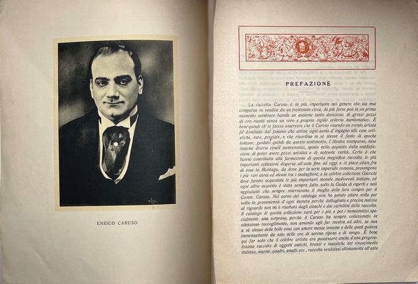 CANESSA C. & E. Collezione del fu Comm. ENRICO CARUSO. Monete e medaglie in oro, greche, romane, medioevali e moderne italiane ed estere, medaglie papali, italiane ed estere. Napoli, 28 giugno 1923.  - Asta Numismatica - Associazione Nazionale - Case d'Asta italiane