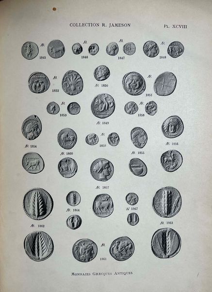 FEUERDANT FRERES. COLLECTION R. JAMESON. Parigi, 19131932. Cinque volumi.  - Asta Numismatica - Associazione Nazionale - Case d'Asta italiane