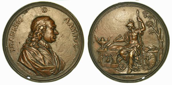 LAMI GIOVANNI, 1697- 1770. Medaglia in bronzo 1747.  - Asta Numismatica - Associazione Nazionale - Case d'Asta italiane