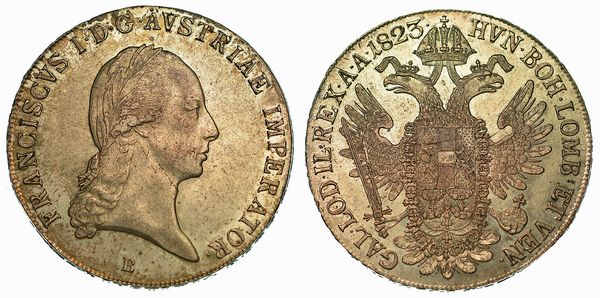 AUSTRIA. FRANZ I, 1806-1835. Thaler 1823. Kremnitz.  - Asta Numismatica - Associazione Nazionale - Case d'Asta italiane