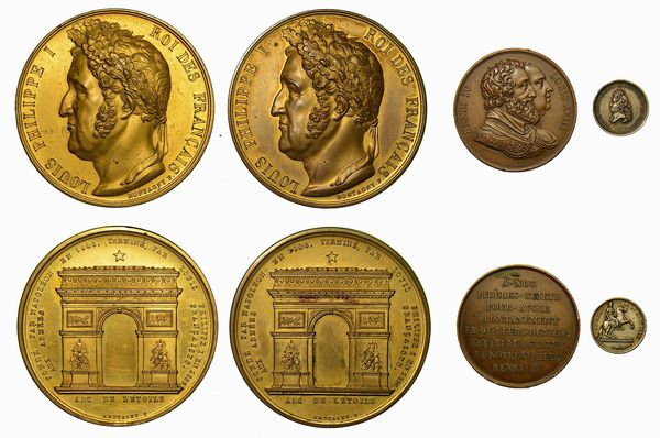 FRANCIA. Lotto di quattro medaglie.  - Asta Numismatica - Associazione Nazionale - Case d'Asta italiane