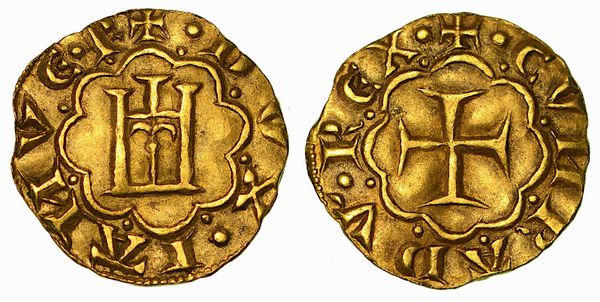 GENOVA. SECONDO PERIODO: DOGI A VITA E DOMINAZIONI STRANIERE, 1339-1528. SIMON BOCCANEGRA DOGE I, 1339-1344. Terzarola (secondo tipo).  - Asta Numismatica - Associazione Nazionale - Case d'Asta italiane