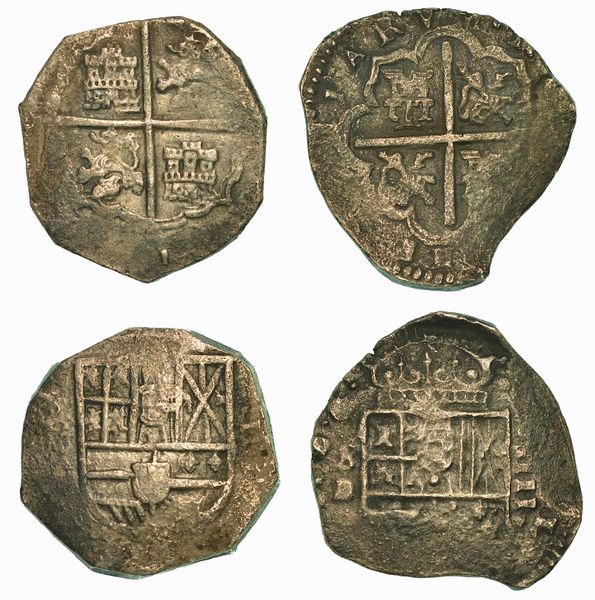 SPAGNA. Lotto di due monete.  - Asta Numismatica - Associazione Nazionale - Case d'Asta italiane