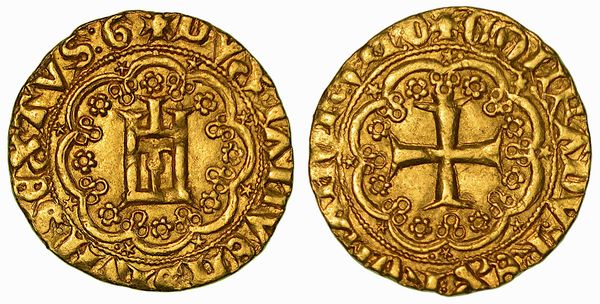 GENOVA. SECONDO PERIODO: DOGI A VITA E DOMINAZIONI STRANIERE, 1339-1528. DOMENICO DI CAMPOFREGOSO DOGE VI, 1370-1378. Genovino.  - Asta Numismatica - Associazione Nazionale - Case d'Asta italiane