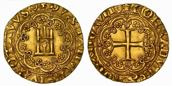 GENOVA. SECONDO PERIODO: DOGI A VITA E DOMINAZIONI STRANIERE, 1339-1528. NICOLA GUARCO DOGE VIII, 1378-1383. Genovino.  - Asta Numismatica - Associazione Nazionale - Case d'Asta italiane