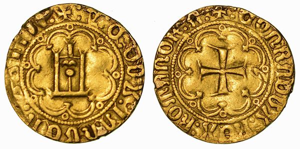 GENOVA. DOGI A VITA E DOMINAZIONI STRANIERE, 1339-1528. GIANO DI CAMPOFREGOSO DOGE XXIV, 1447. Ducato.  - Asta Numismatica - Associazione Nazionale - Case d'Asta italiane