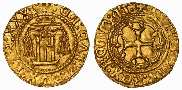 GENOVA. DOGI A VITA E DOMINAZIONI STRANIERE, 1339-1528. PAOLO DI CAMPOFREGOSO CARDINALE DOGE XXXI, 1483-1488. Ducato.  - Asta Numismatica - Associazione Nazionale - Case d'Asta italiane