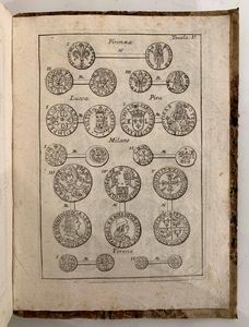 CARLI G.R. Lotto di quattro volumi. Delle monete e dell'instituzione delle zecche d'Italia dell'antico e presente sistema di esse: e del loro intrinseco valore, e rapporto con la presente moneta dalla decadenza dell'impero sino al secolo XVII. Per utile delle pubbliche, e delle private ragioni. Dissertazioni del Conte Don Gianrinaldo Carli Rubbi.  - Asta Numismatica - Associazione Nazionale - Case d'Asta italiane