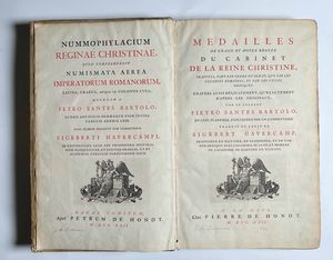 HAVERKAMP, ​S. Nummophylacium Reginae Christinae, quod comprehendit numismata aerea imperatorum Romanorum, Latina, Graeca atque in coloniis cusa / Medailles de grand et moyen bronze du cabinet de la Reine Christine gravees aussi delicatement, quexactement dapres les originaux par Pietro Santes Bartolo.  - Asta Numismatica - Associazione Nazionale - Case d'Asta italiane