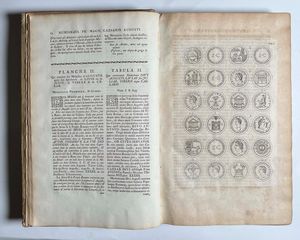 HAVERKAMP, ​S. Nummophylacium Reginae Christinae, quod comprehendit numismata aerea imperatorum Romanorum, Latina, Graeca atque in coloniis cusa / Medailles de grand et moyen bronze du cabinet de la Reine Christine gravees aussi delicatement, quexactement dapres les originaux par Pietro Santes Bartolo.  - Asta Numismatica - Associazione Nazionale - Case d'Asta italiane