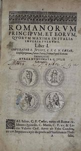 STRADA O. Romanorum principum, et eorum, quorum maxima in Italia imperia fuerunt, Liber I.  - Asta Numismatica - Associazione Nazionale - Case d'Asta italiane