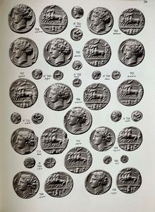 ARS CLASSICA S.A. Catalogue de monnaies antiques grecques et romaines. Collections de feu REN DE ST-MARCEAUX, Paris, de feu Wm. Carr, Esq., J. P., D.L., Ditchingham Hall, Norfolk, Capt. E. G. Spencer Churchill, Northwick Park, Blockley, Glos., dArthur Colegate, Esq., Redbourne Hall, de Miss Winifred Lamb, Holly Lodge, Campden Hill ainsi que dautres amateurs. Ginevra, 3 luglio 1933.  - Asta Numismatica - Associazione Nazionale - Case d'Asta italiane