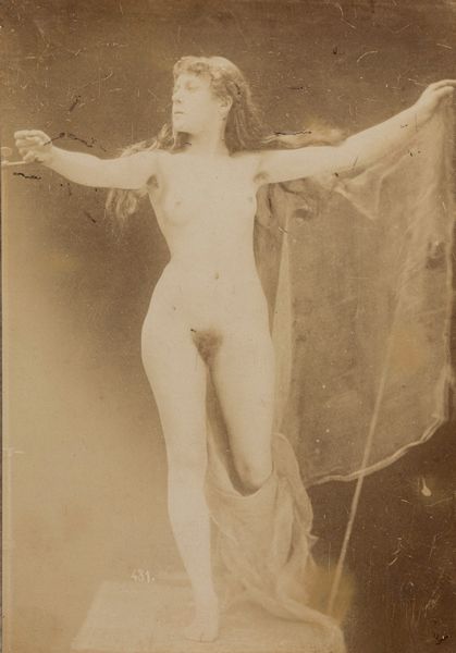 Gaudenzio Marconi, Attribuito a : Senza titolo (Nudo di giovane donna con arto amputato)  - Asta Fotografia: Under 1K - Associazione Nazionale - Case d'Asta italiane
