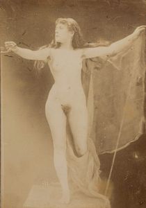 Gaudenzio Marconi, Attribuito a - Senza titolo (Nudo di giovane donna con arto amputato)