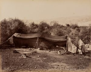 Félix Bonfils - Cente de Bbouin Nomades, Palestine ; Cataracte, Less Rapides Egyptes