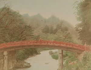 Kimbei Kusakabe, Attribuito a - Senza titolo (Sacred bridge at Nikko)