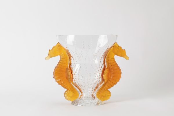 LALIQUE : Vaso Poseidon  - Asta Tiny design - Associazione Nazionale - Case d'Asta italiane
