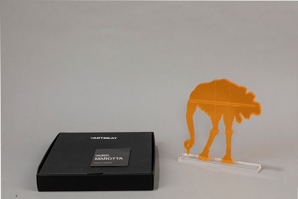 GINO MAROTTA : Struzzo artificiale  - Asta Tiny design - Associazione Nazionale - Case d'Asta italiane