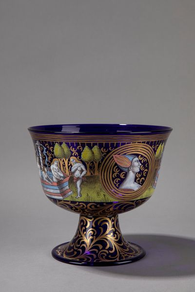 Barovier e Toso : Coppa nuziale  - Asta Tiny design - Associazione Nazionale - Case d'Asta italiane