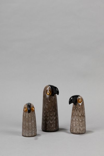 Barovier e Toso : Aquile stilizzate  - Asta Tiny design - Associazione Nazionale - Case d'Asta italiane