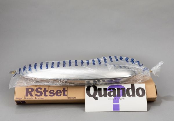 Roberto Sambonet : Pesciera  - Asta Tiny design - Associazione Nazionale - Case d'Asta italiane