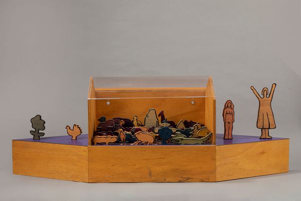 Ugo Nespolo : Arca di No  - Asta Tiny design - Associazione Nazionale - Case d'Asta italiane