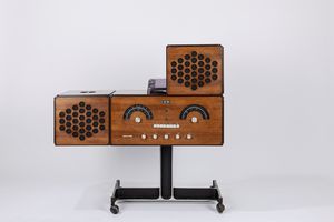 Achille e Pier Giacomo  Castiglioni : Radiofonografo BR126  - Asta Tiny design - Associazione Nazionale - Case d'Asta italiane