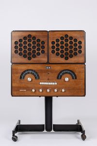 Achille e Pier Giacomo  Castiglioni : Radiofonografo BR126  - Asta Tiny design - Associazione Nazionale - Case d'Asta italiane