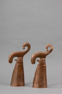 RICCARDO DALISI - Coppia di figure