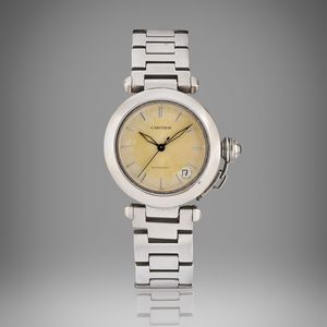 CARTIER - Orologio da polso in acciaio, Pasha 1031