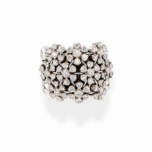 PASQUALE BRUNI - Anello in oro bianco 18K