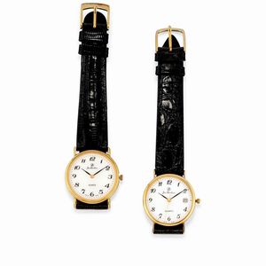 Jan Berthier - Due orologi da polso in oro giallo 18k