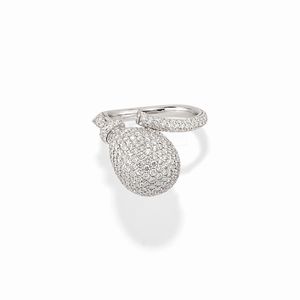 VHERNIER - Anello in oro bianco 18k e diamanti