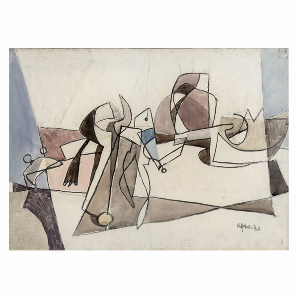 Afro Basaldella  - Asta Arte Moderna e Contemporanea - Associazione Nazionale - Case d'Asta italiane