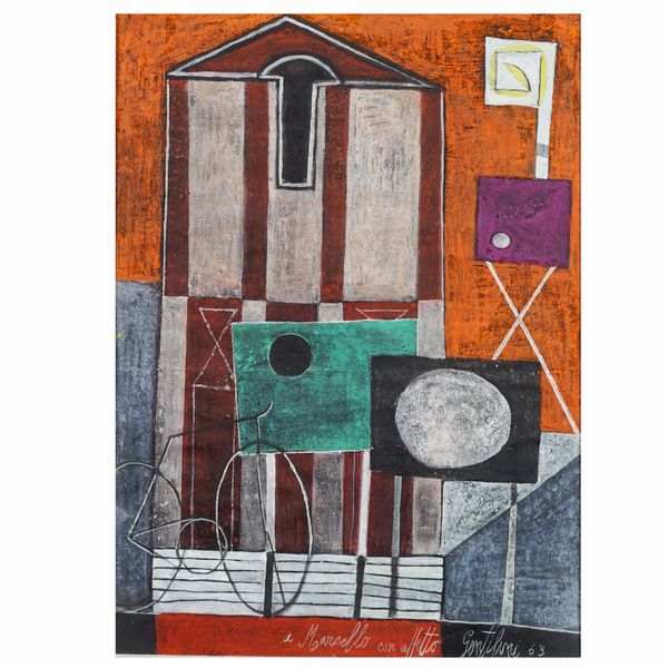 Franco Gentilini  - Asta Arte Moderna e Contemporanea - Associazione Nazionale - Case d'Asta italiane