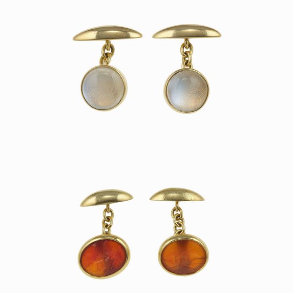 Bulgari. Due paia di bottoni da polso  - Asta Fine jewels - Associazione Nazionale - Case d'Asta italiane