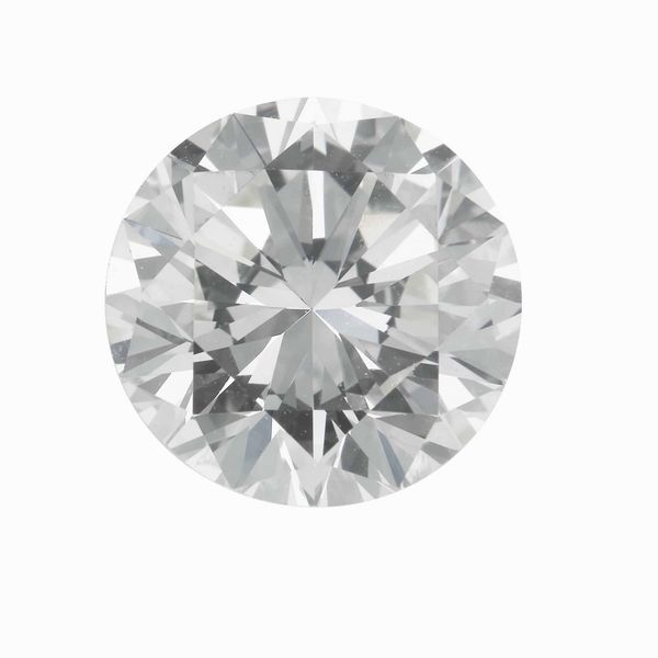 Diamante taglio brillante di ct 3.59, colore M, caratteristiche interne VS1, fluorescenza none  - Asta Fine jewels - Associazione Nazionale - Case d'Asta italiane