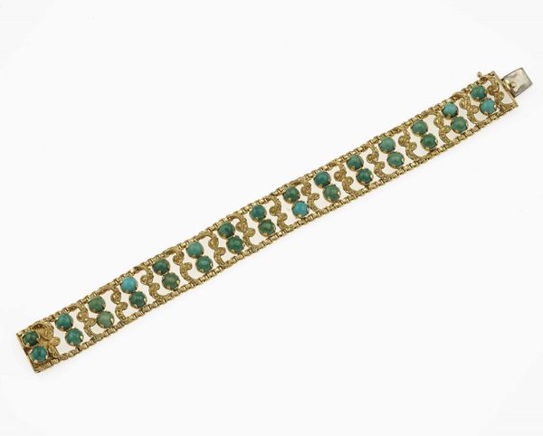 Braccialetto con pietre dure  - Asta Fine jewels - Associazione Nazionale - Case d'Asta italiane