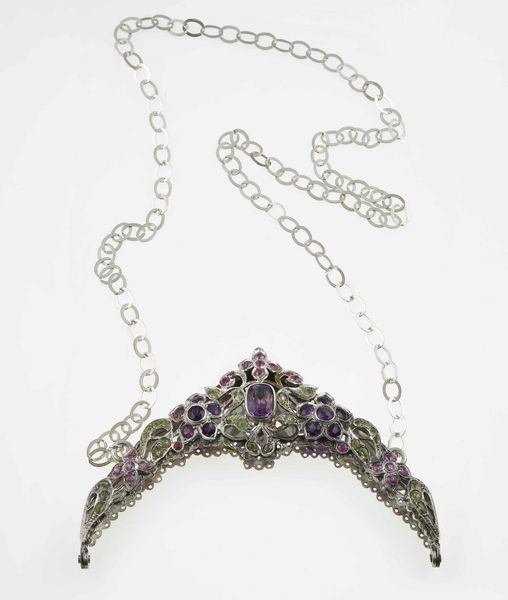 Chiusura da borsetta con quarzi multicolor  - Asta Fine jewels - Associazione Nazionale - Case d'Asta italiane