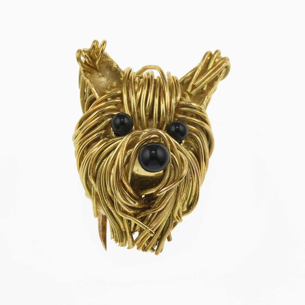 Clip cagnolino  - Asta Fine jewels - Associazione Nazionale - Case d'Asta italiane