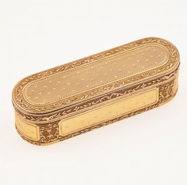 Tabacchiera con punzoni francesi  - Asta Fine jewels - Associazione Nazionale - Case d'Asta italiane